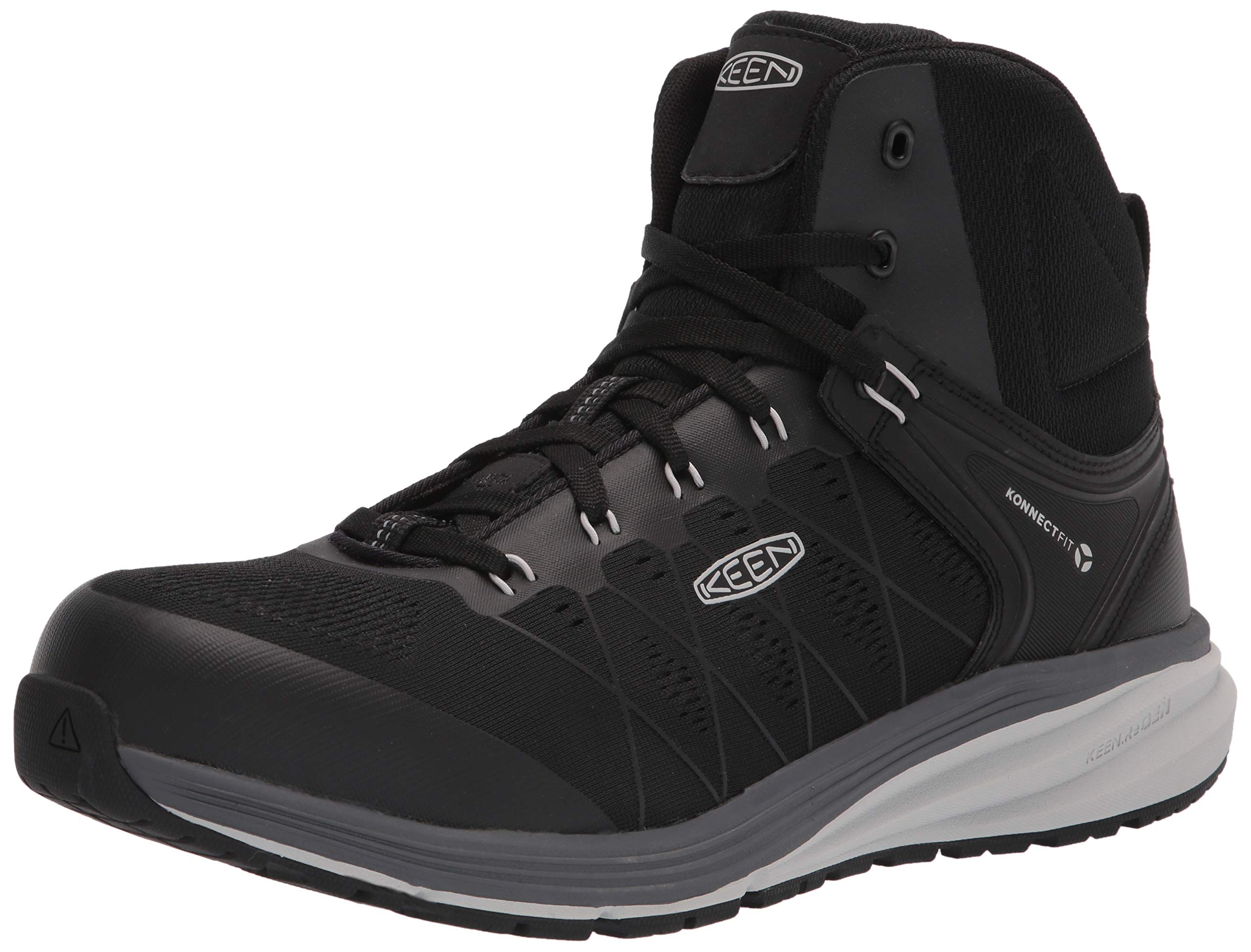 KEEN Utility Men's Vista Energy Mid Height Composite Toe Work Boot - Durable Safety Shoes for Construction, Hiking & Outdoor Work