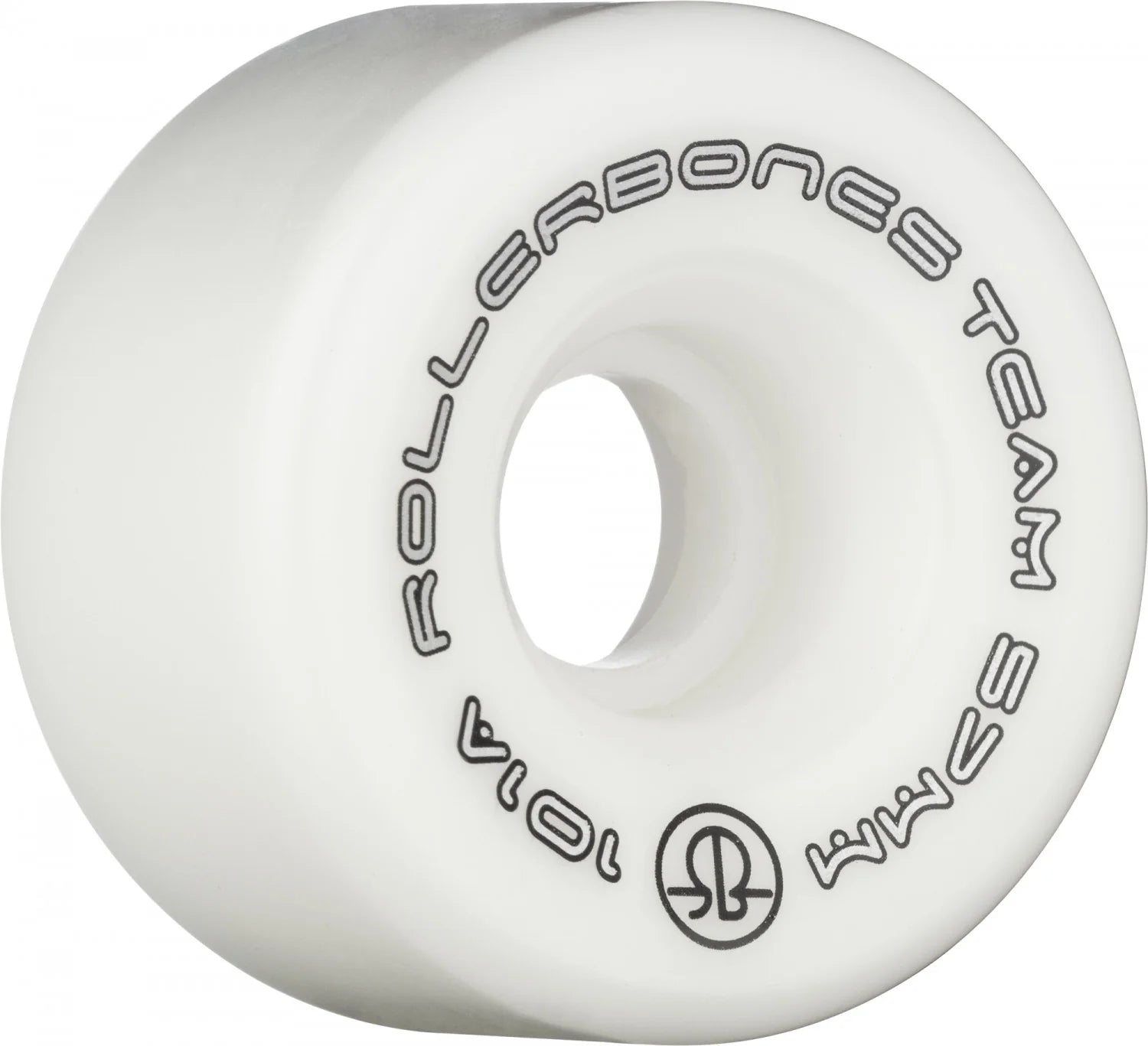 Rollerbones Team Logo 57mm Wheels 8 Pack - High Performance Skate Wheels for Roller Derby & Speed Skating