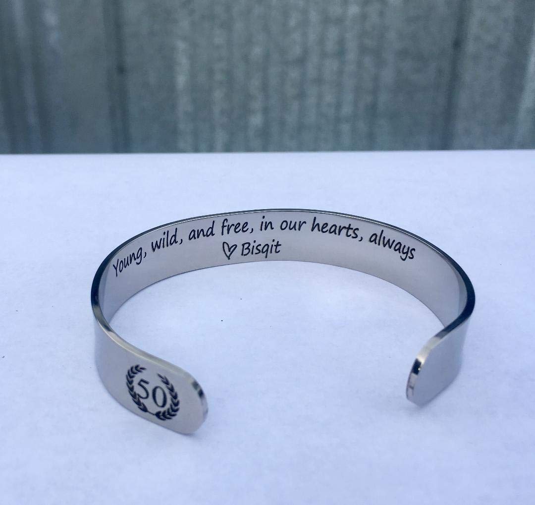 Best Friends Forever Cuff Bracelet - Christmas & Birthday Gift for Her, Mentor, or Boss - Perfect for Friendship Celebrations & Special Occasions