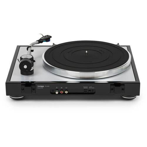 Thorens TD 403 DD Direct Drive Turntable - Walnut Finish | Open Box Special | Perfect for Vinyl Enthusiasts & Home Audio Systems