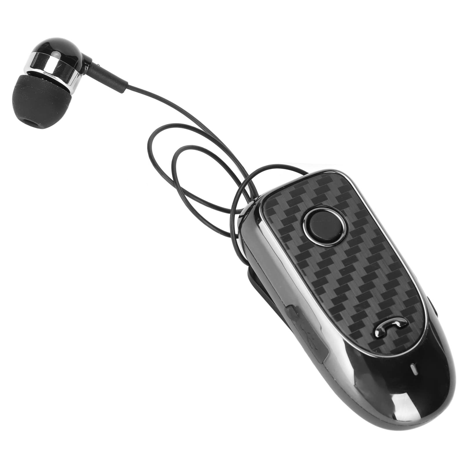 Wireless Bluetooth Headset 5.0 - Hands-Free Lavalier Microphone Earphones with Noise Cancellation for Calls, Sports, Driving & Office Work | Perfect for Business Meetings, Online Classes & Remote Work