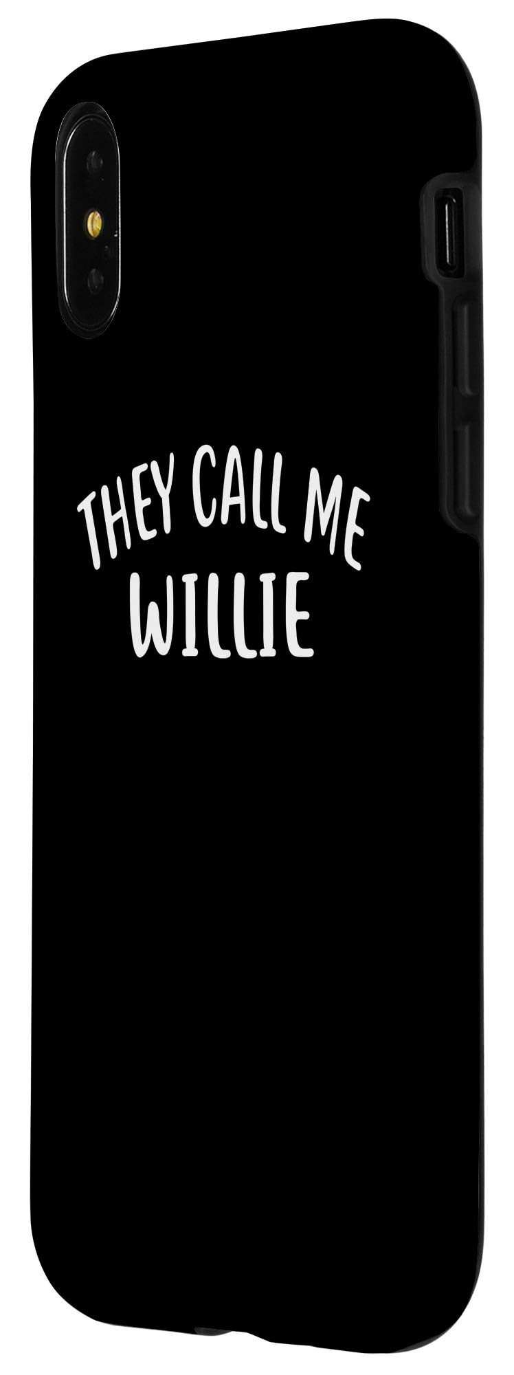 iPhone X/XS Custom WILLIE Name Phone Case - Personalized First Name Cover for Protection & Style | Perfect Gift for Friends & Family