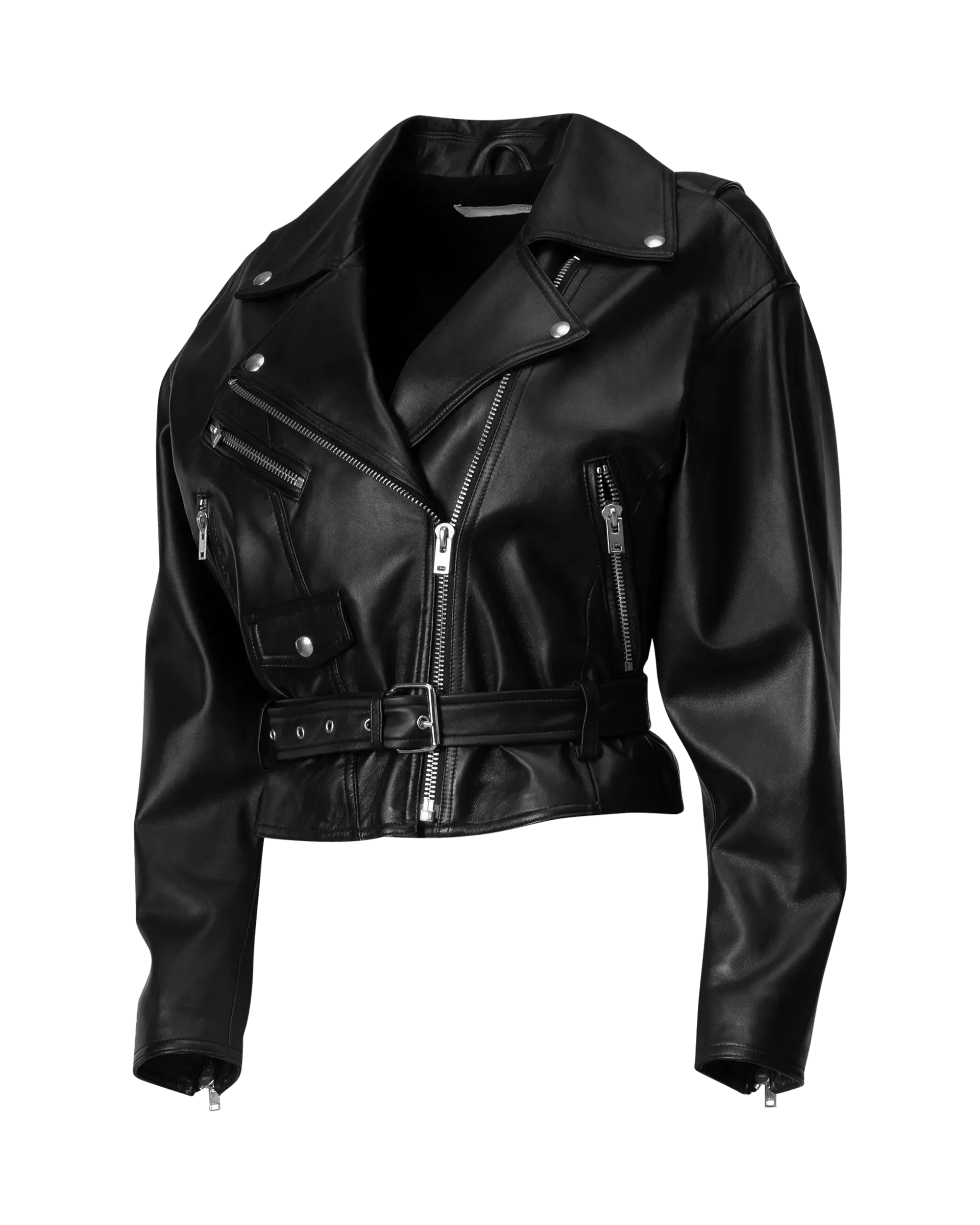 Premium Disthen Biker Jacket for Men & Women - Stylish Motorcycle Leather Jacket with Zipper Pockets - Perfect for Riding, Fashion, and Outdoor Adventures