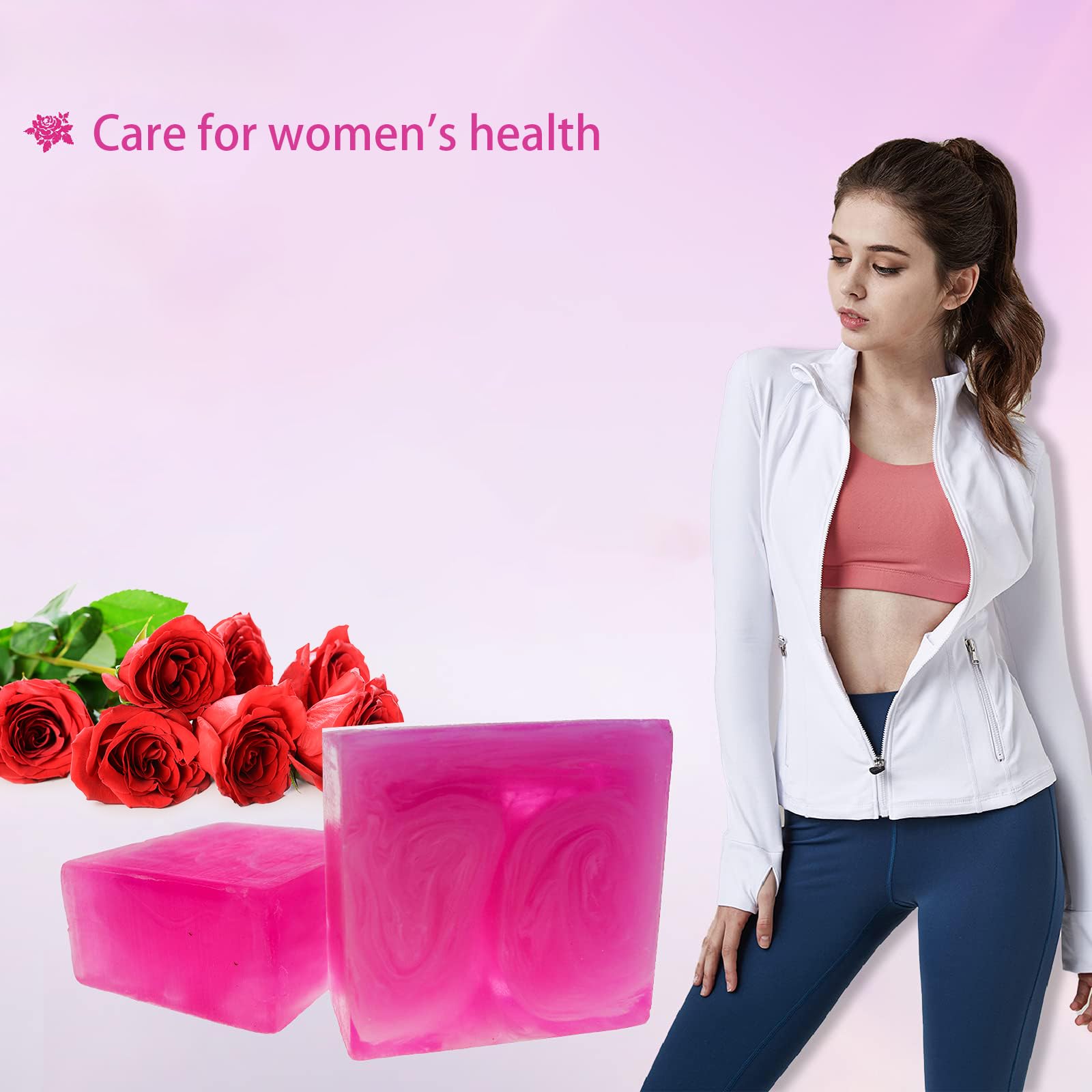 Organic Yoni Soap Bar (2-Pack) - pH Balanced Feminine Wash for Women, Natural Vaginal Deodorant & Intimate Care Soap, Handmade with Bubble Net (3.53 oz) - Perfect for Daily Hygiene & Gentle Cleansing