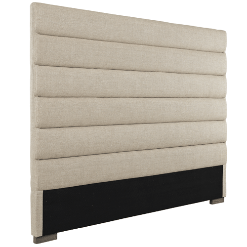 Artwood Winchester Upholstered Headboard - Queen Size Linen Fabric Bed Frame for Master Bedroom - Perfect for Modern Farmhouse & Rustic Home Decor
