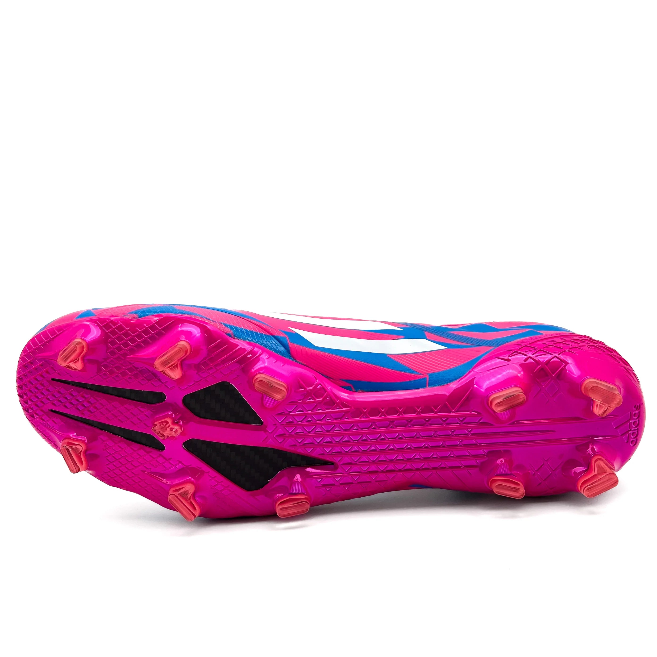 Adidas F50 Ghosted.1 FG Soccer Cleats - Solar Pink/Solar Blue | Lightweight Football Shoes for Men | Perfect for Turf Matches & Training Sessions