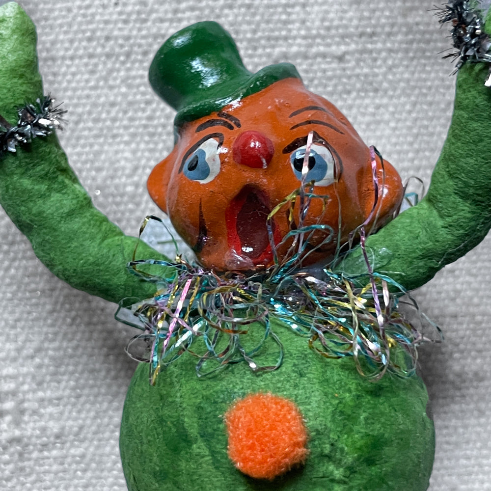 Handmade Cotton Clown Christmas Ornament - Festive Holiday Tree Decor for Xmas, Party & Home Decoration