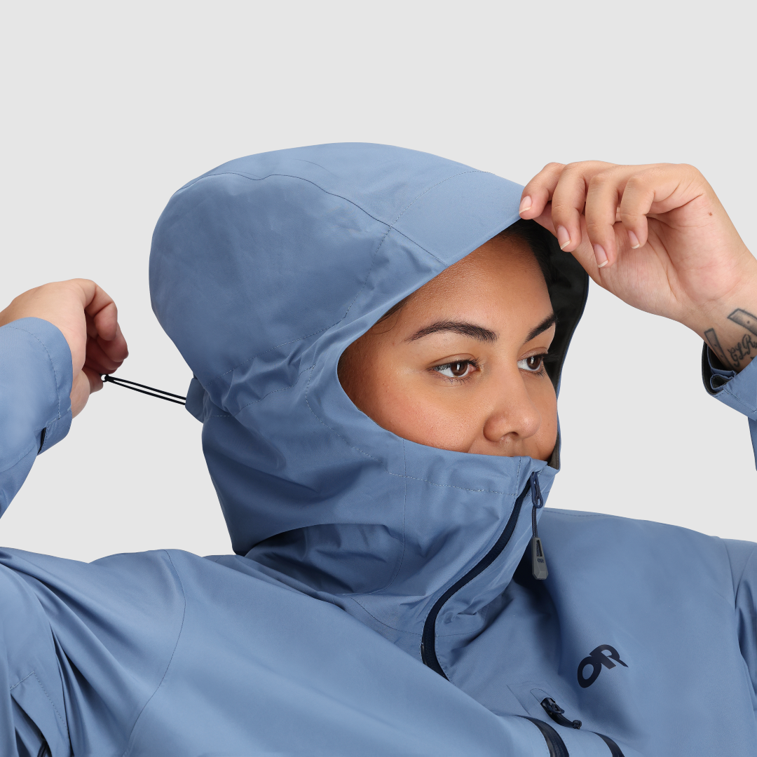 Aspire II Jacket for Women - Lightweight Waterproof Windbreaker with Hood - Perfect for Hiking, Running & Outdoor Activities