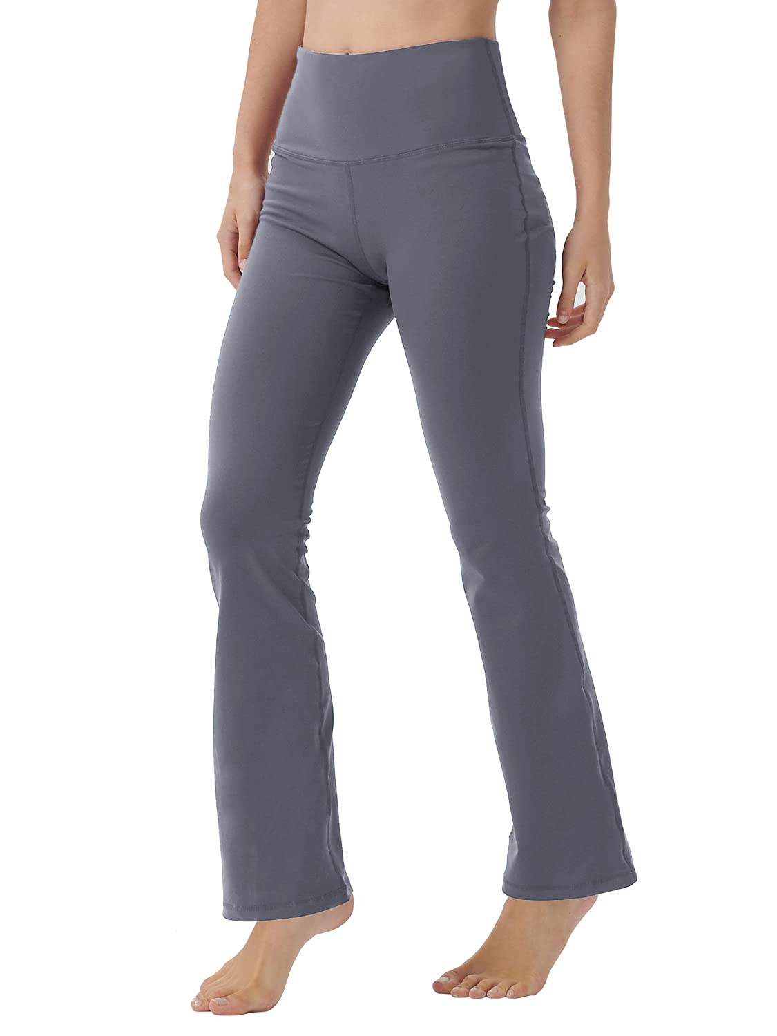 Bootcut Yoga Pants for Women - High Waist Tummy Control Workout Pants with Hidden Pockets - Perfect for Yoga, Gym & Office Wear