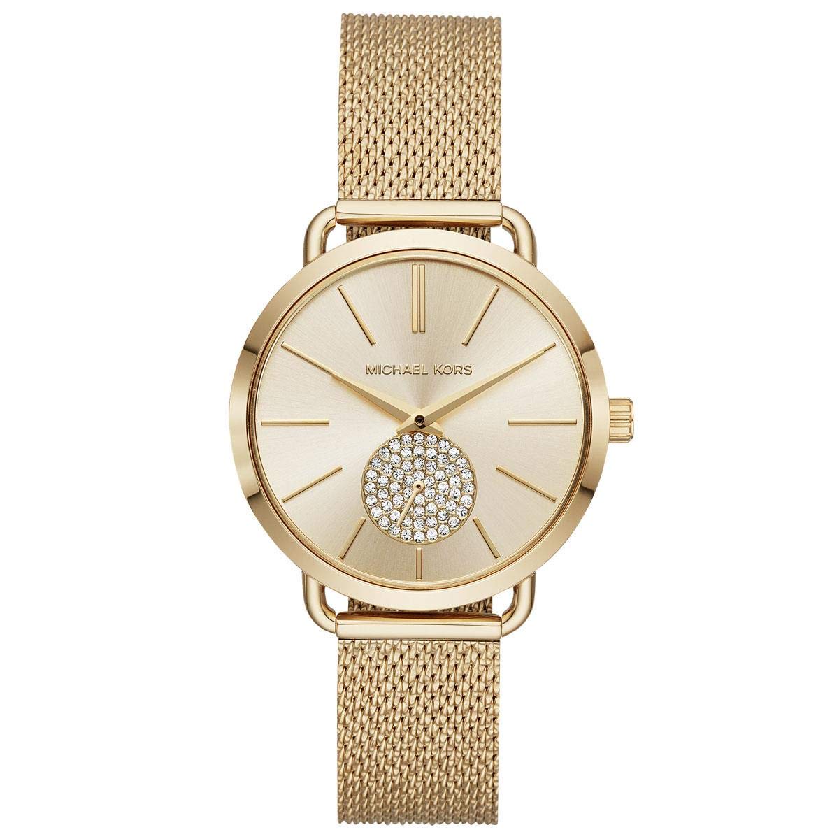 Michael Kors Portia Women's Stainless Steel Bracelet Watch - Luxury Fashion Watch for Women | Perfect for Office, Party & Everyday Wear