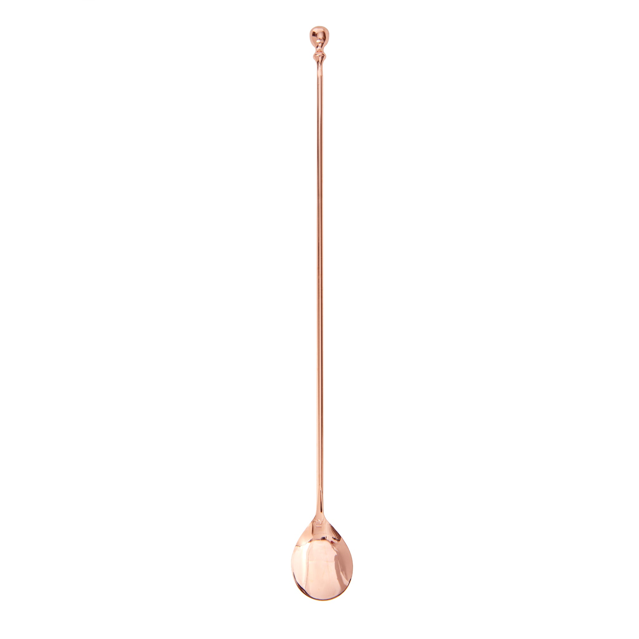 Leopold Copper Plated Bar Spoon 36cm - Premium Mixing Tool for Cocktails, Coffee & Kitchen Use