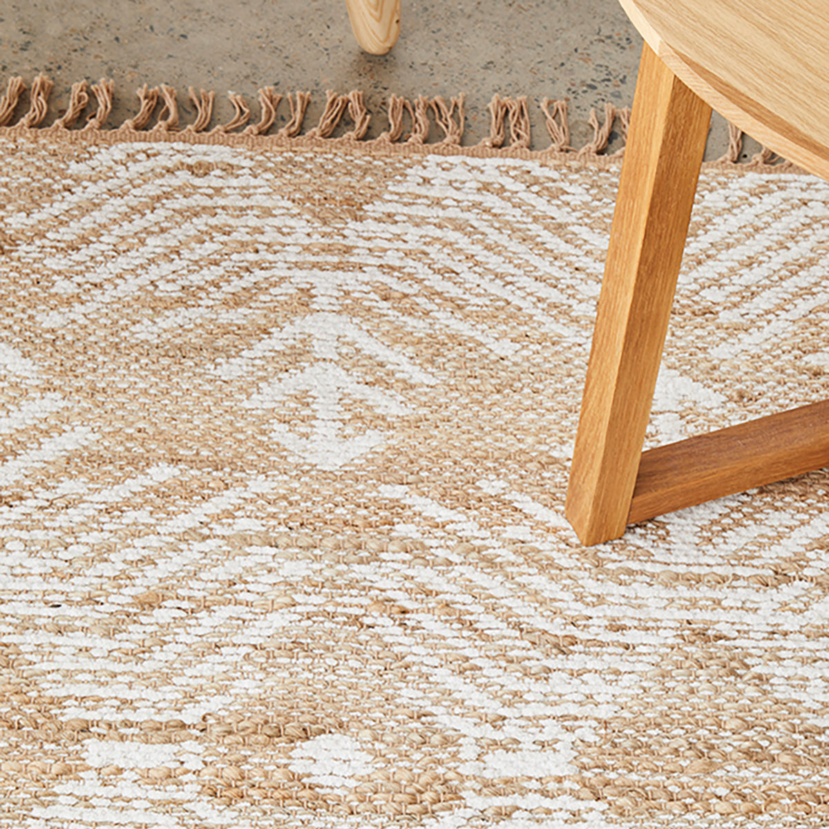 Bodhi Rosa Natural Fiber Rug - Handwoven Boho Chic Area Rug for Living Room, Bedroom & Nursery - Eco-Friendly Home Decor