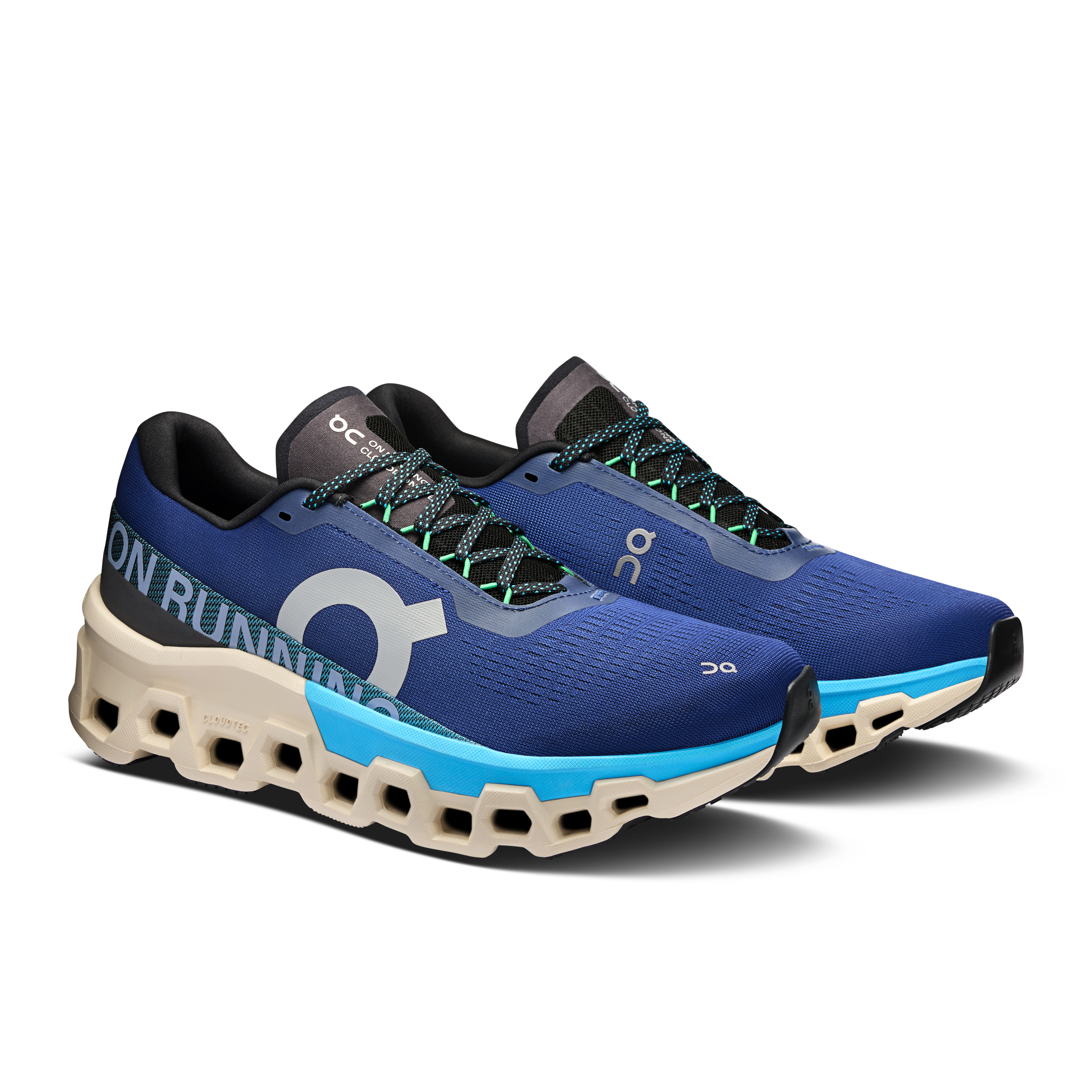 On Running Men's Cloudmonster 2 Running Shoes - Tempest/Horizon Color - Lightweight Cushioned Sneakers for Road Running, Jogging & Gym Workouts