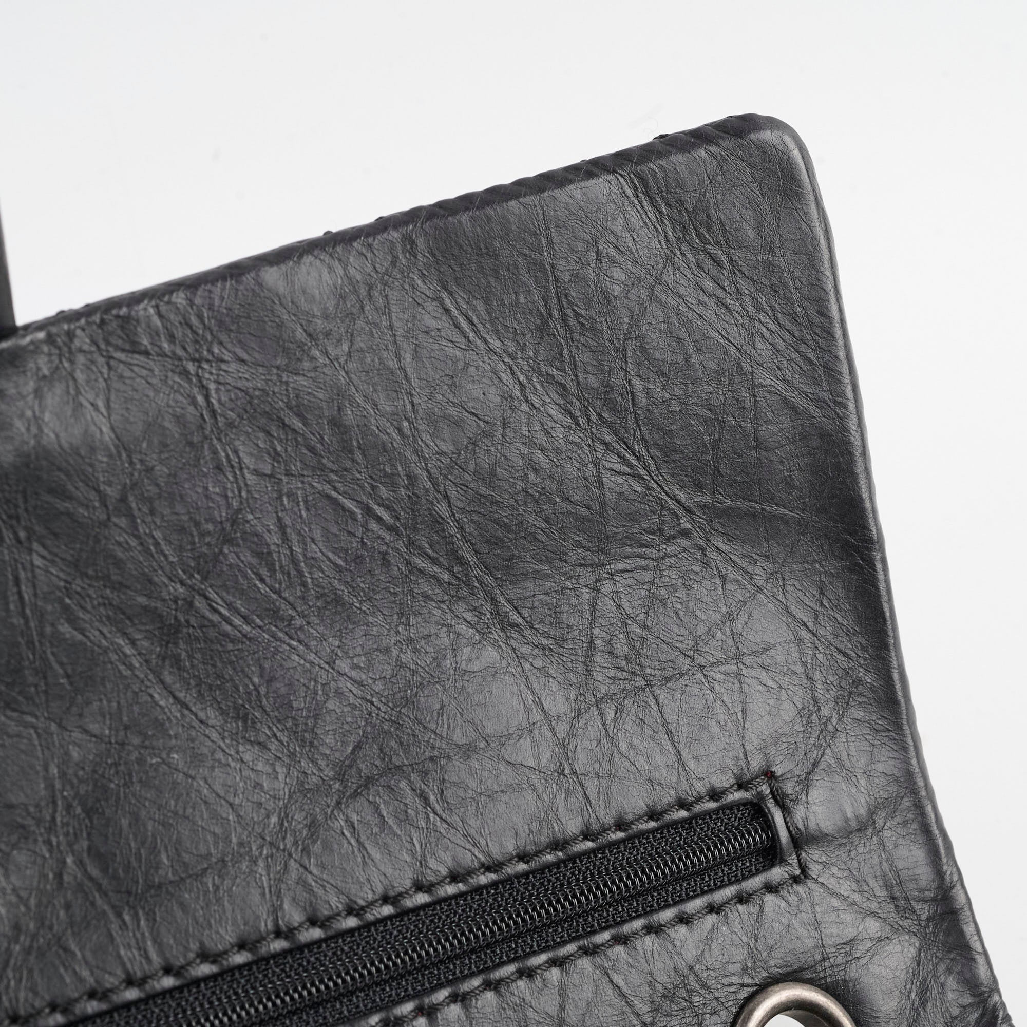 Authentic Chanel Reissue 226 Black Leather Flap Bag Series 12 - Luxury Handbag for Women, Perfect for Evening Events & Special Occasions