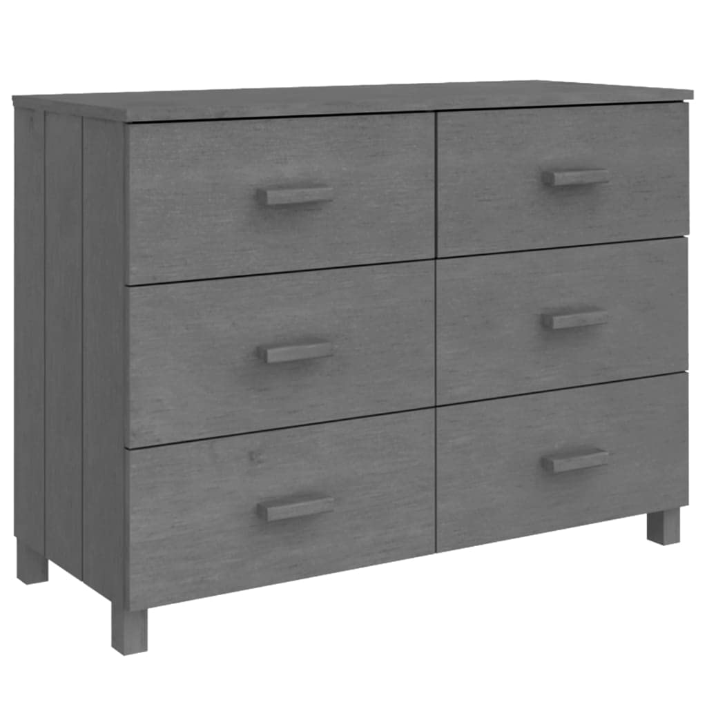 Modern Sideboard Buffet Cabinet with 6 Sliding Drawers - 44.5
