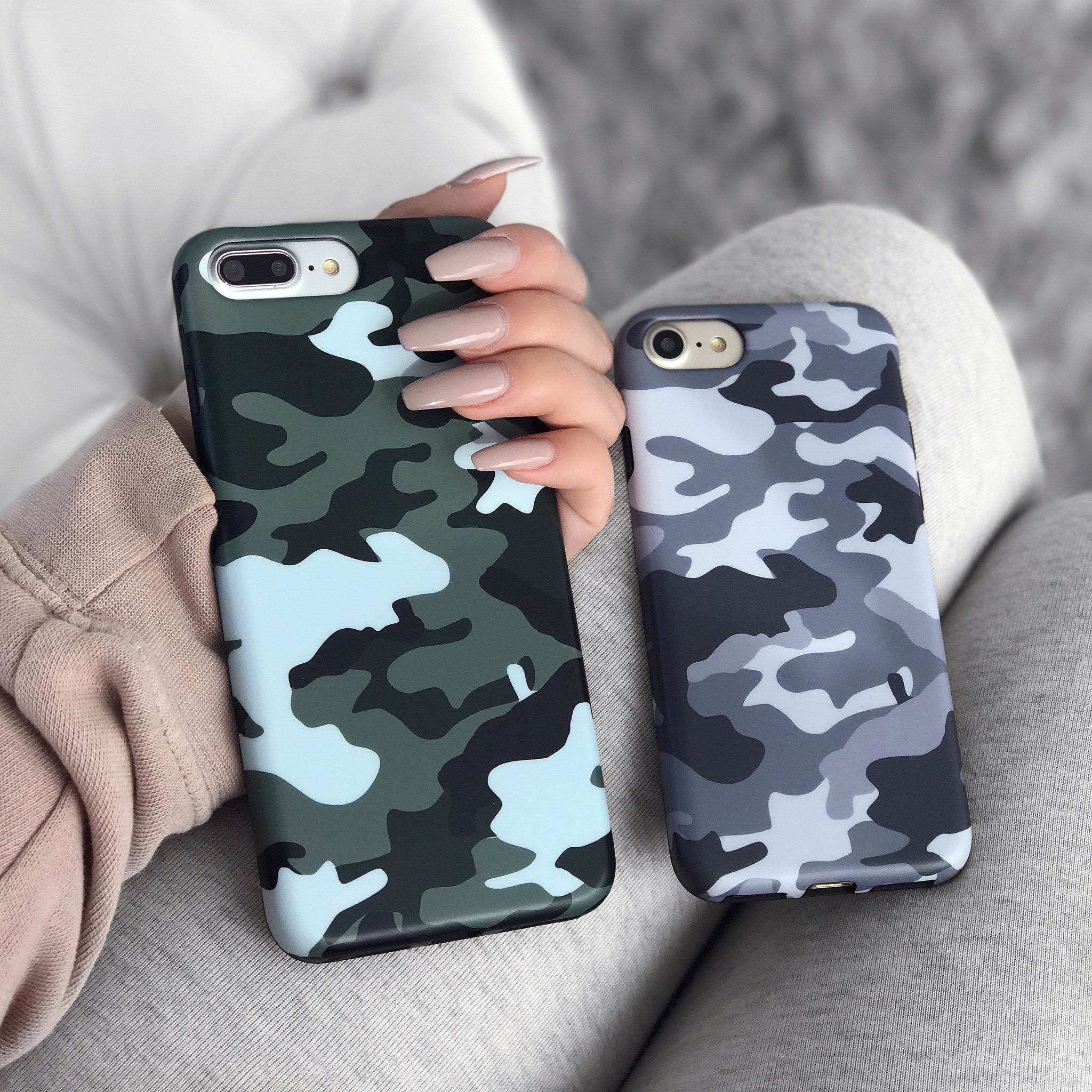 Green Camo iPhone Case - Durable Protective Cover for iPhone [Model] - Perfect for Outdoor Adventures & Daily Use