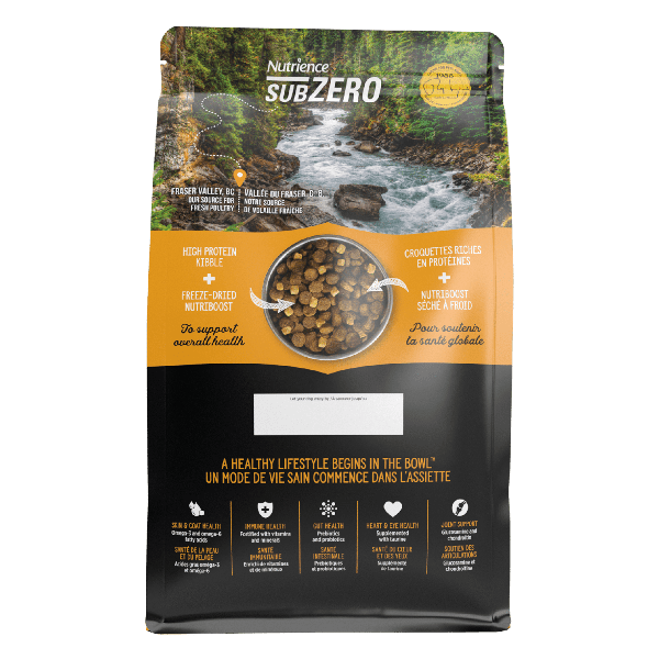 Nutrience SubZero Fraser Valley Large Breed Dry Dog Food - 10kg (22 lbs) High Protein Grain-Free Recipe for Adult Dogs - Ideal for Active & Outdoor Lifestyles
