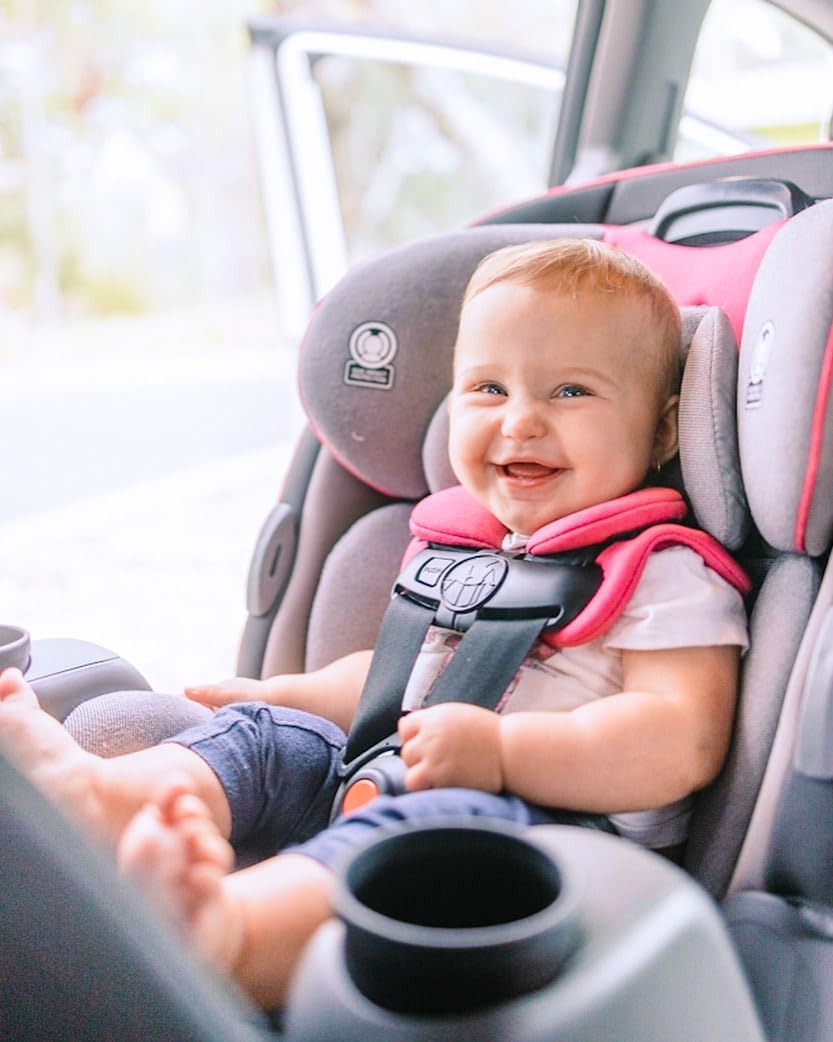 Safety 1st Crosstown DLX All-in-One Convertible Car Seat for Infants to Toddlers (10-100 lbs), Lavender - Premium Safety & Comfort for Travel, School & Family Road Trips