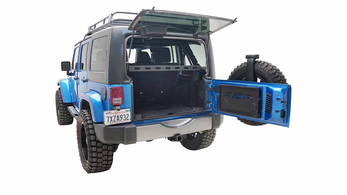 PARAMOUNT Automotive 81-10103 Heavy Duty Internal Storage Rack for Trucks & SUVs - Organize Tools & Equipment in Vehicle Cabin or Garage