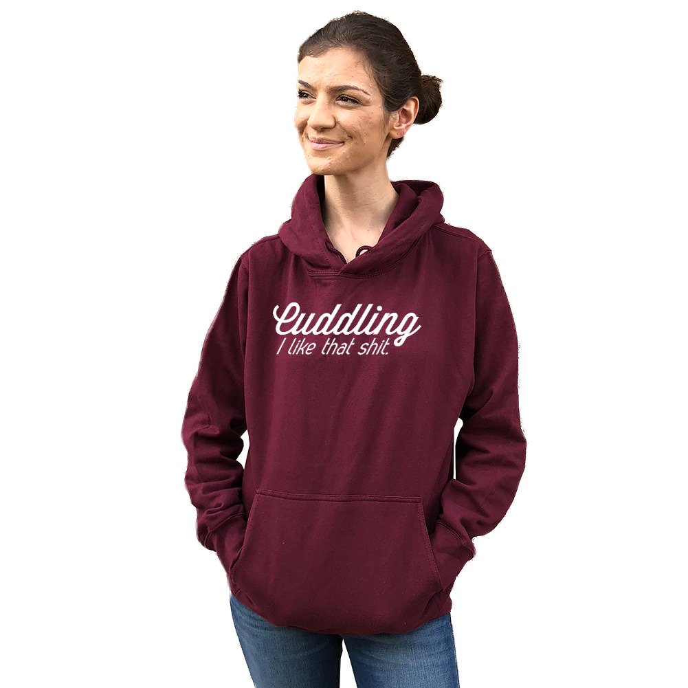 MLA Custom Apparel 'Cuddling I Like That' Unisex Hoodie - Soft & Comfortable Pullover Sweatshirt for Casual Wear, Street Style & Gifts