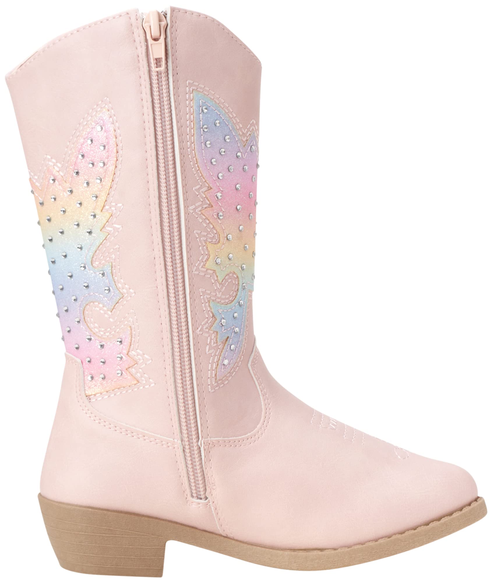 Girls' Western Cowboy Boots for Toddlers - Comfortable & Stylish Kids Cowgirl Boots for Western Rodeo, Party & Dress Up Play