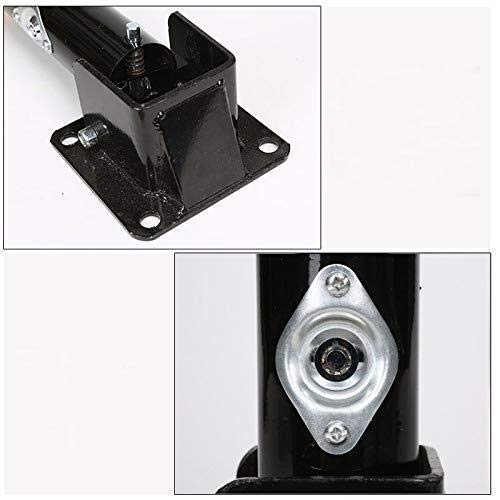 Parking Lock & Barrier Post - 13x13x50cm Black Bollard for Car Parking, Garage Security & Driveway Protection - Durable Crash Barrier with Key for Vehicle Safety & Traffic Control