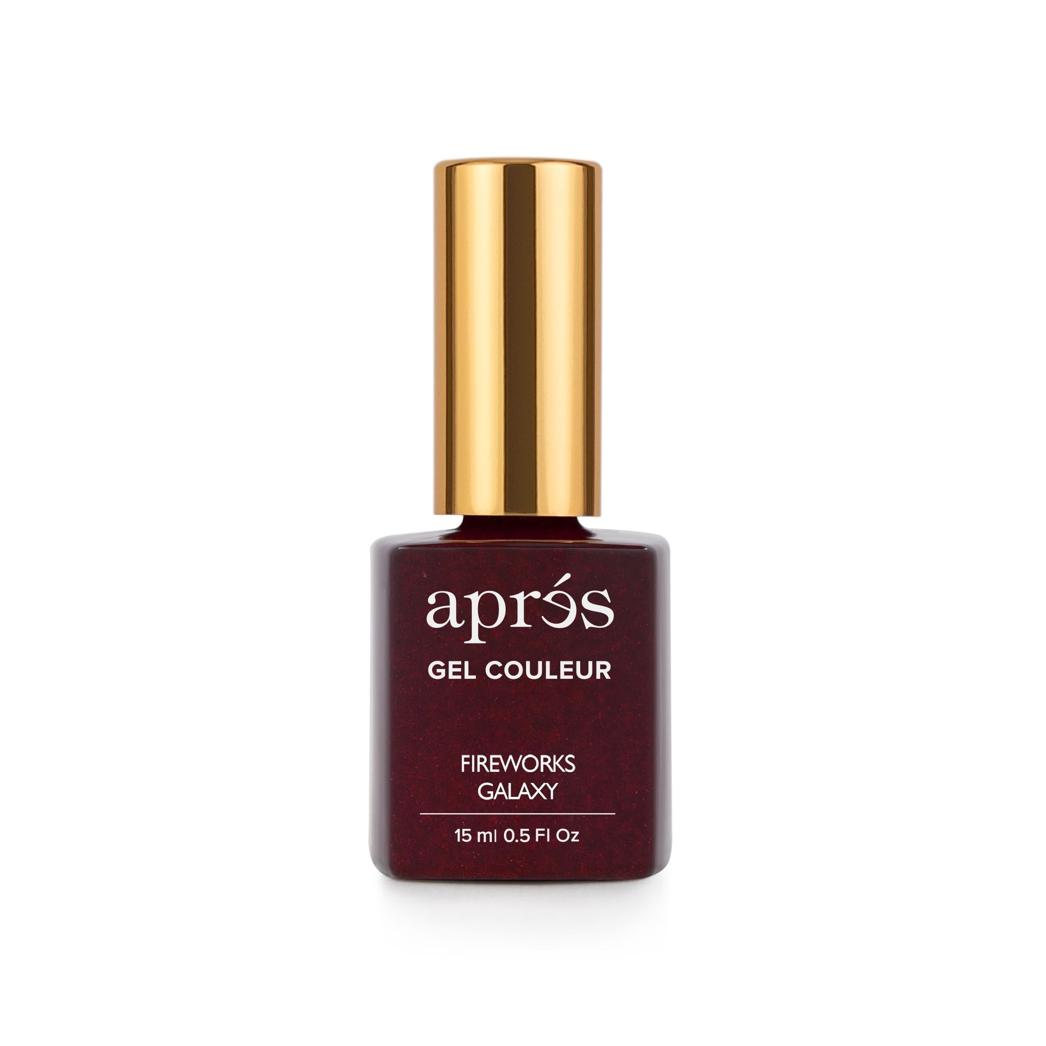 Apres Gel-X Nail Extension Kit - Fireworks Galaxy Color Soak Off Gel Polish for Long-Lasting Manicures | Perfect for Nail Salons, DIY Nail Art, and Special Occasions