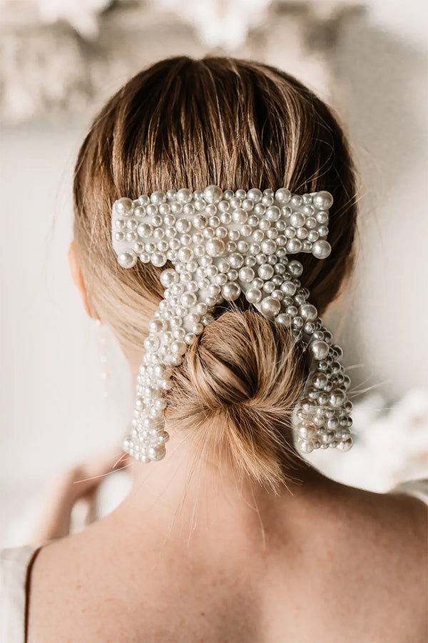 Vintage Pearl Hairpin for Women - Elegant Bridal Hair Accessories, Wedding Hair Jewelry, Boho Pearl Hair Clips - Perfect for Weddings, Prom, Parties & Special Occasions