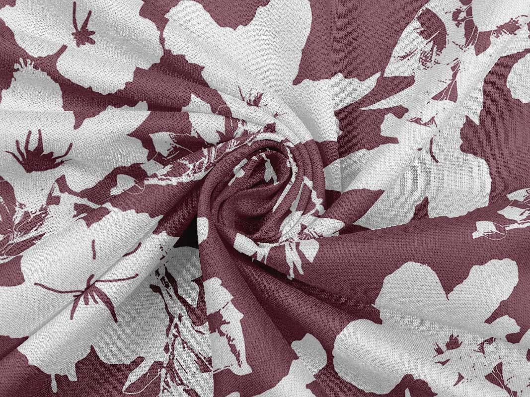 oneOone Rayon Floral Printed Fabric by The Yard - 56 Inch Wide for DIY Clothing, Dresses, Skirts & Home Decor Sewing Projects | Soft & Lightweight Material for Fashion & Crafting