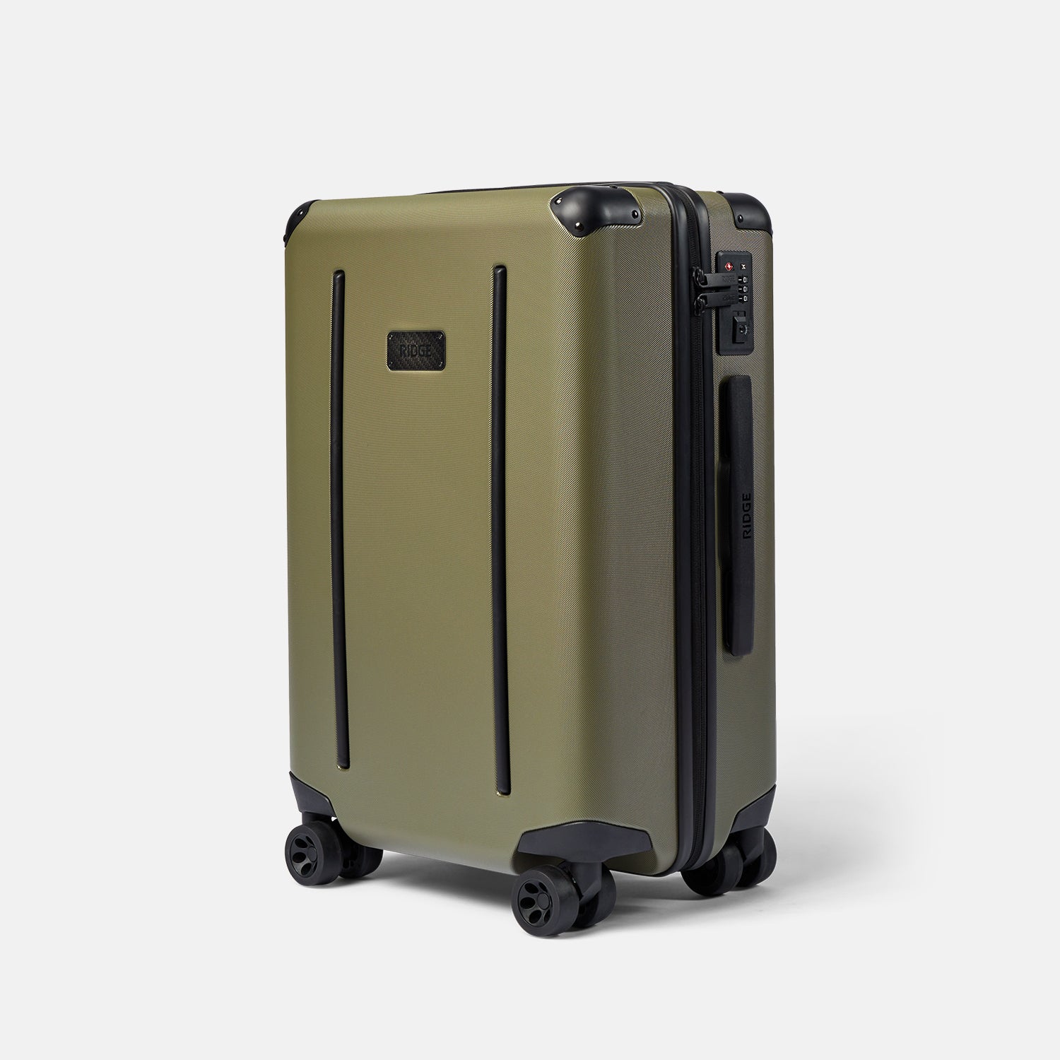 The Ridge Carry On Matte Olive Backpack - Durable & Stylish Travel Backpack for Men & Women - Perfect for Commuting, Hiking, and Business Trips