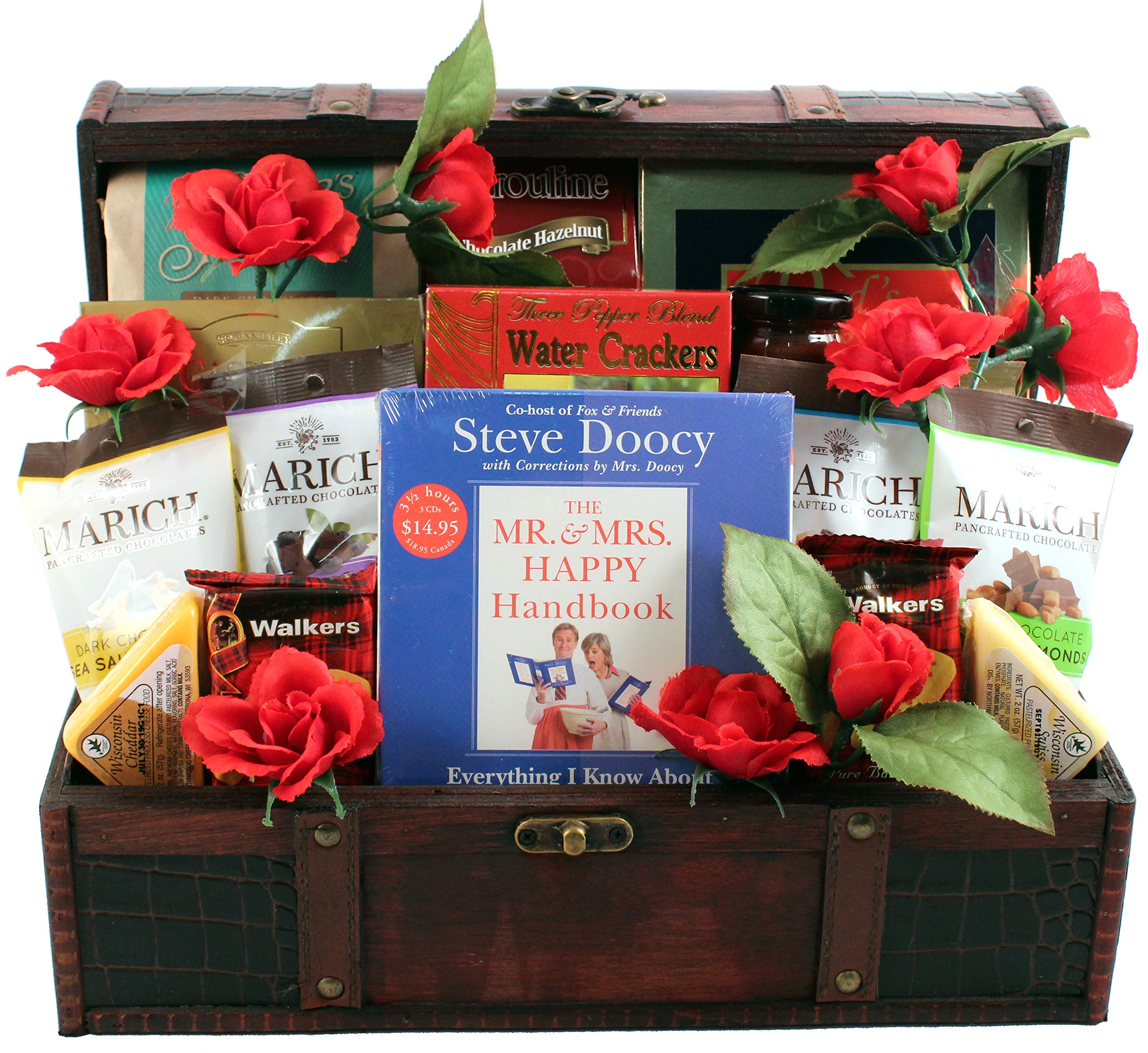 Romantic Picnic Gift Basket for Couples - Premium Gourmet Food & Wine Hamper for Two - Perfect for Anniversaries, Date Nights & Outdoor Adventures