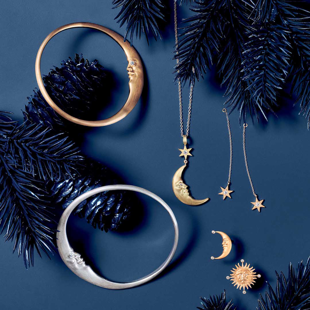 Elegant Silver Crescent Moon Bangle Bracelet for Women - Perfect for Boho Chic Outfits, Date Nights & Festival Fashion