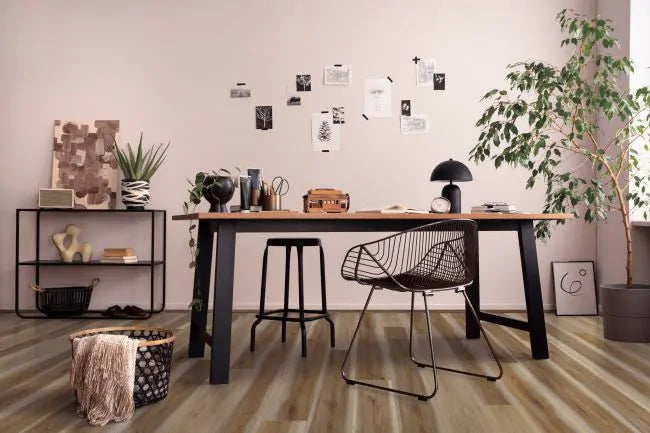 Coretec Plus Enhanced Wilson Pecan 7x60 Luxury Vinyl Plank Flooring - Waterproof & Durable for Living Room, Kitchen, and High-Traffic Areas
