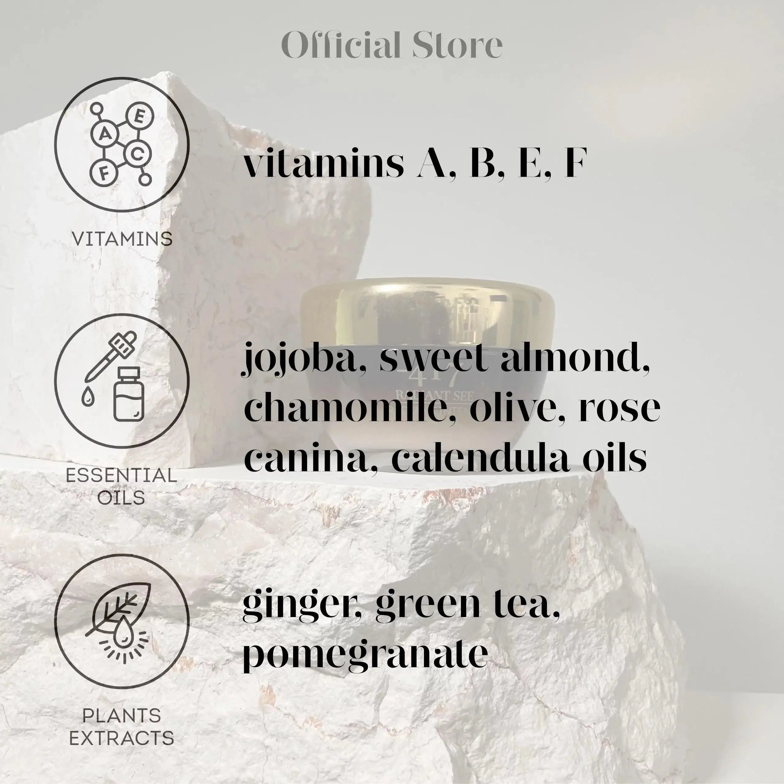 Minus 417 Radiant Intense Cream - Brightening & Hydrating Face Moisturizer for Glowing Skin | Perfect for Day & Night Skincare Routine