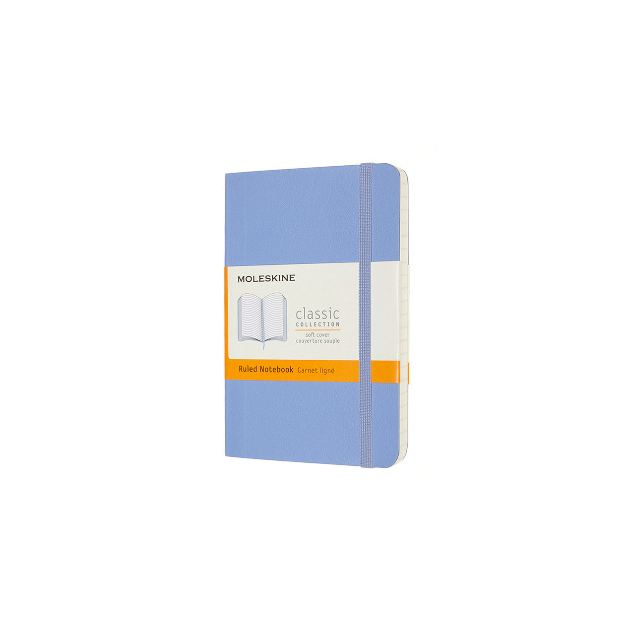 Classic Soft Cover Pocket Notebook - Ruled Pages, Hydrangea Blue Design - Perfect for Journaling, Note Taking & Daily Planning