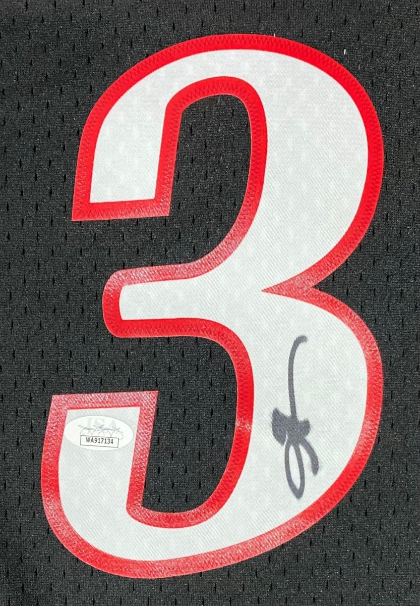 Authentic Allen Iverson Signed Philadelphia 76ers 1997-98 Mitchell & Ness Hardwood Classics Swingman Jersey with JSA COA - Perfect for NBA Memorabilia Collectors and 76ers Fans Display