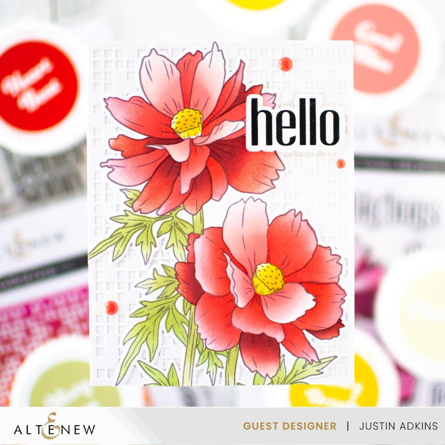 Sulfur Cosmos Die Set for DIY Garden Projects – Perfect for Scrapbooking, Card Making, and Home Decor