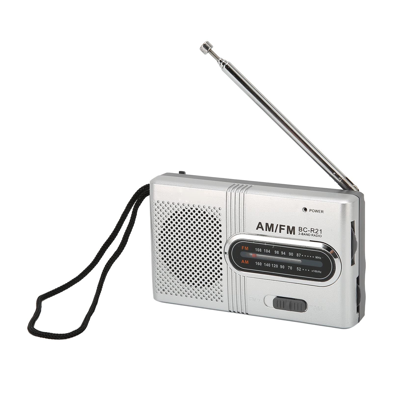 Portable AM FM Radio with Earphone Jack - Battery Operated Pocket Transistor Walkman for Home, Travel, Camping & Emergency Use | Compact Personal Radio for Indoor & Outdoor Activities