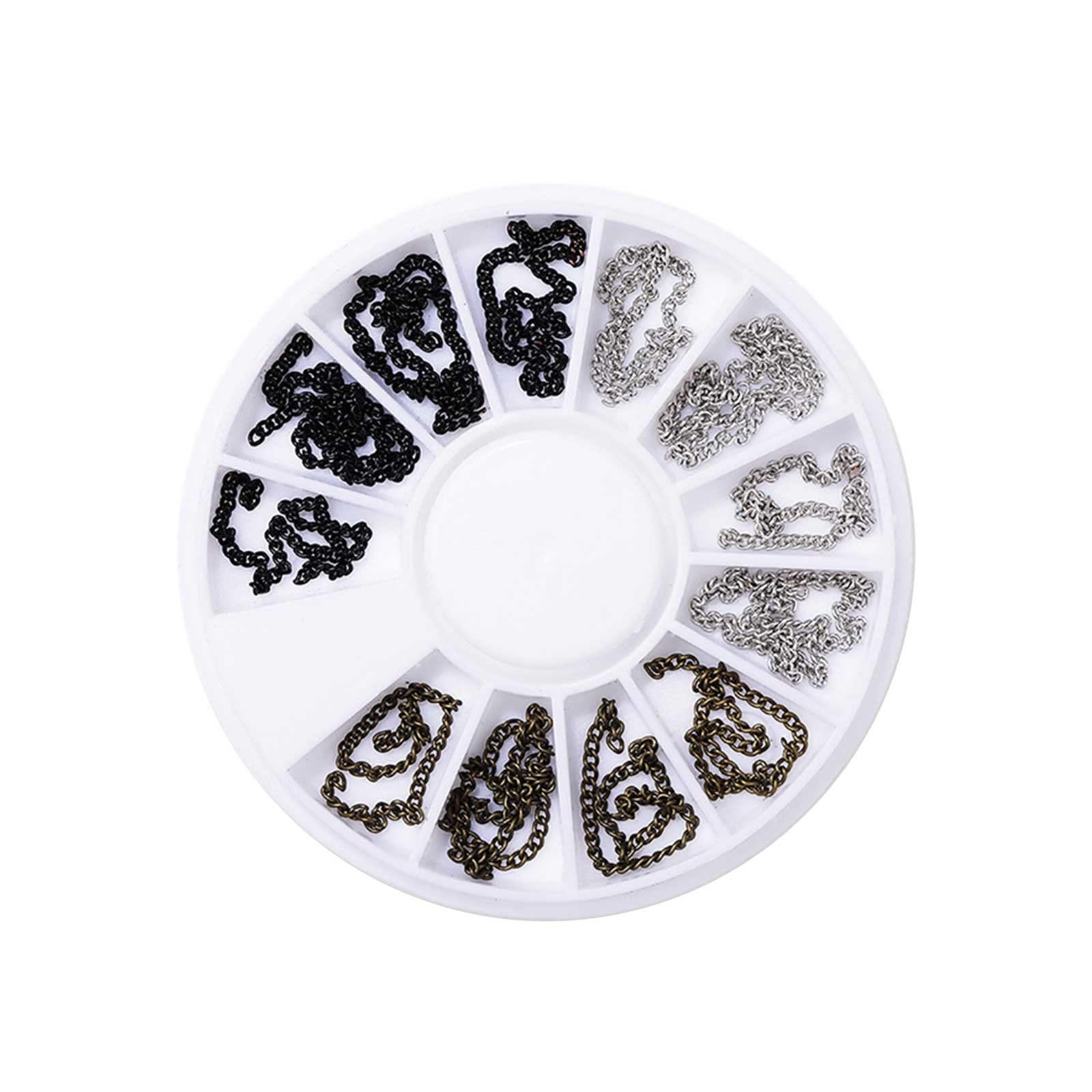 Rhinestones Nail Gems Kit - Crystal AB Clear Acrylic Nail Jewels & Diamonds for Nail Art, Salon Decor, Halloween & Christmas Crafts | DIY Nail Supplies, Wall Decor Accessories | Perfect for Professional Nail Technicians & Home Manicures
