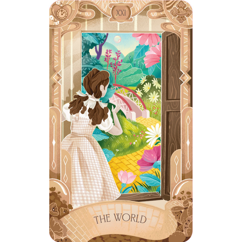 The Wizard of Oz Tarot Deck and Guidebook Set - 78 Cards with Illustrated Guide for Divination, Fortune Telling & Spiritual Growth | Perfect for Beginners and Collectors | Use for Meditation, Self-Discovery & Gift Giving