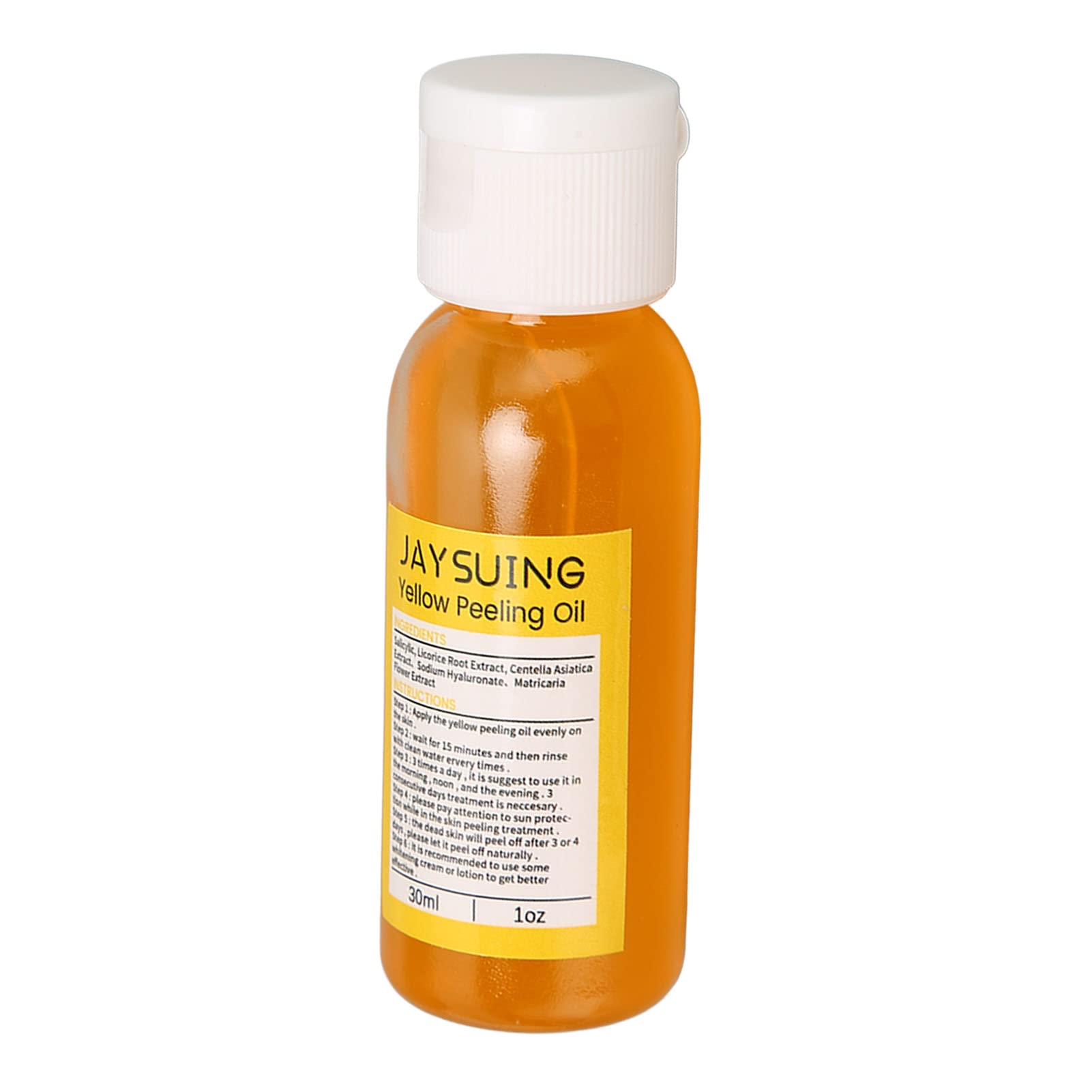 Yellow Peeling Oil for Dark Skin - Callus Remover & Exfoliator, Skin Whitening & Softening Treatment (30ml) - Perfect for Foot Care, Pedicures & Smooth Skin at Home