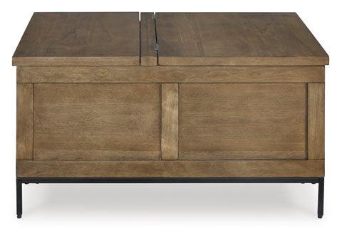 Torlanta Coffee Table T686 9 - Modern Wooden Coffee Table for Living Room, Home Decor & Office Use - Stylish Center Table with Storage Shelf for Small Spaces