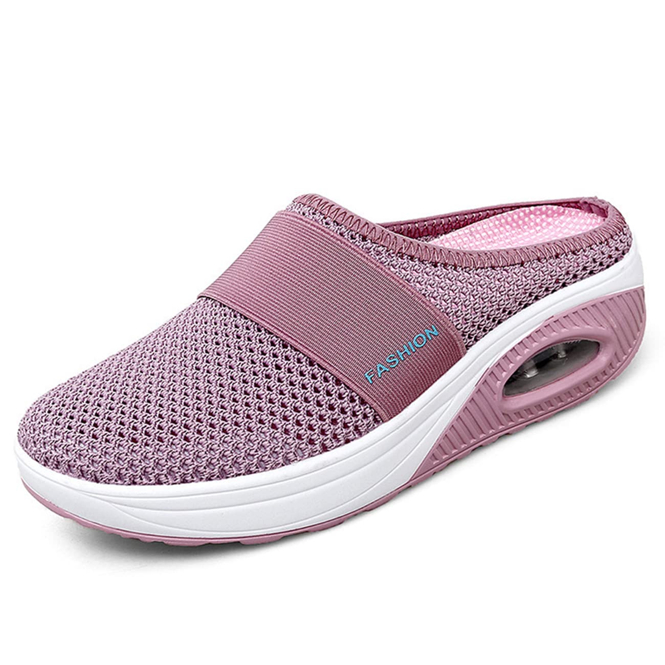 Hawtrytoa Women's Air Cushion Slip-On Walking Shoes - Orthopedic & Diabetic Comfort Shoes for Women - Lightweight Breathable Slip-On Sneakers for Walking, Travel & Everyday Wear - Perfect for Nurses, Seniors & All-Day Comfort