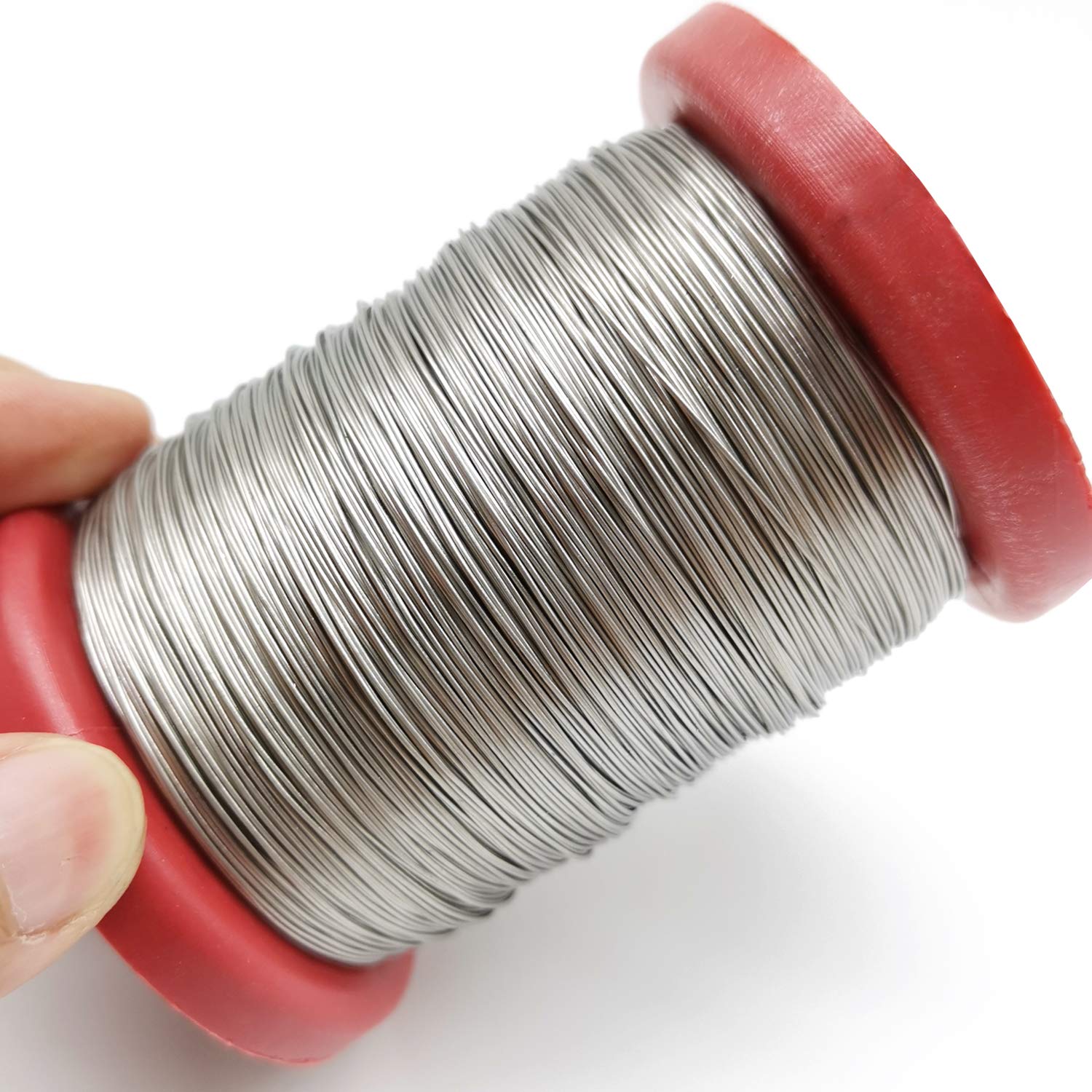 TIHOOD 0.55mm 500G Stainless Steel Bee Hive Frame Wire - Durable Beekeeping Equipment for Hive Building & Maintenance, Essential Beekeeper Tool for Honeycomb Support | Perfect for DIY Beehive Construction & Apiary Setup