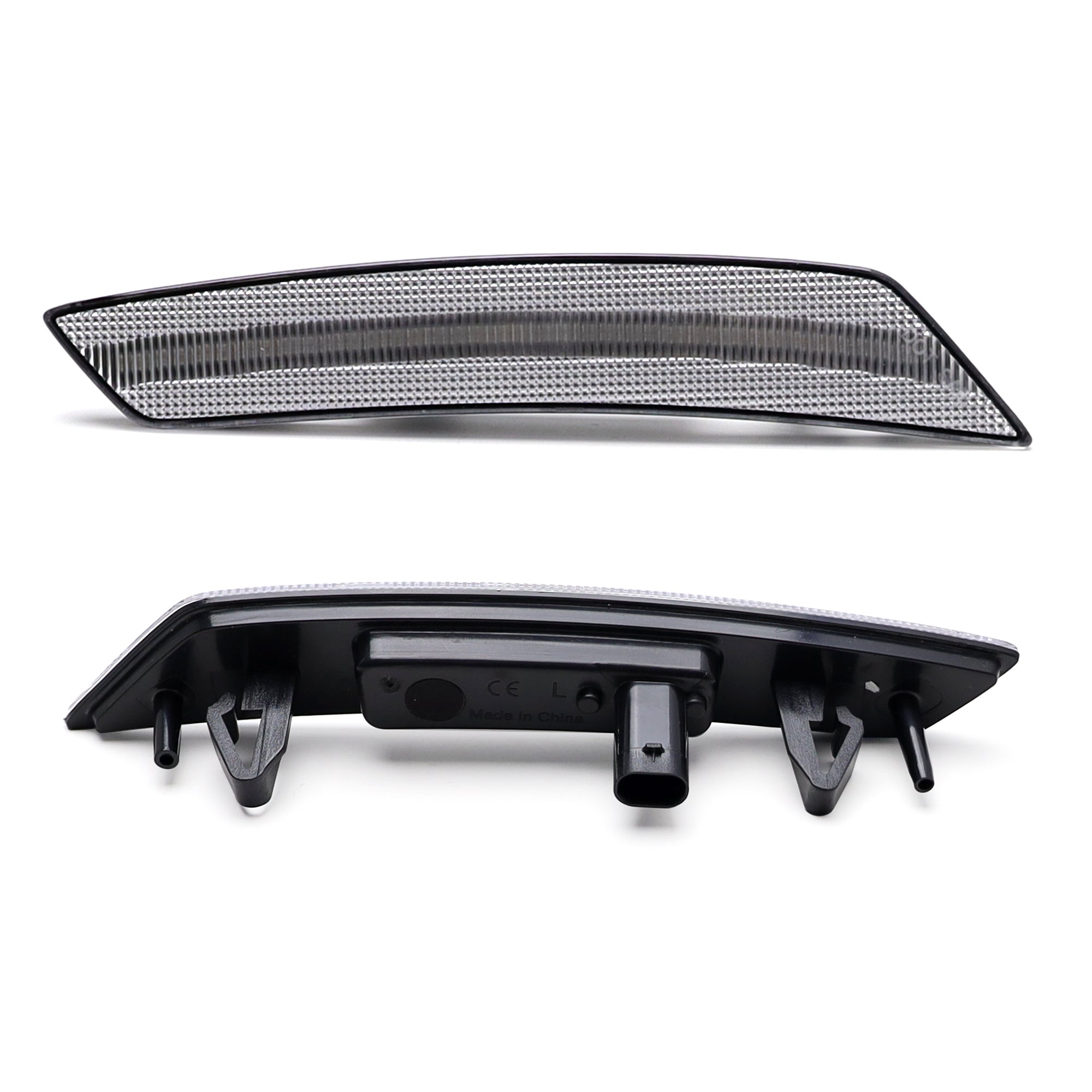 2022-2024 Chevy Equinox Clear Lens White Full LED Front Bumper Side Markers - DRL Daytime Running Lights for Enhanced Visibility & Style