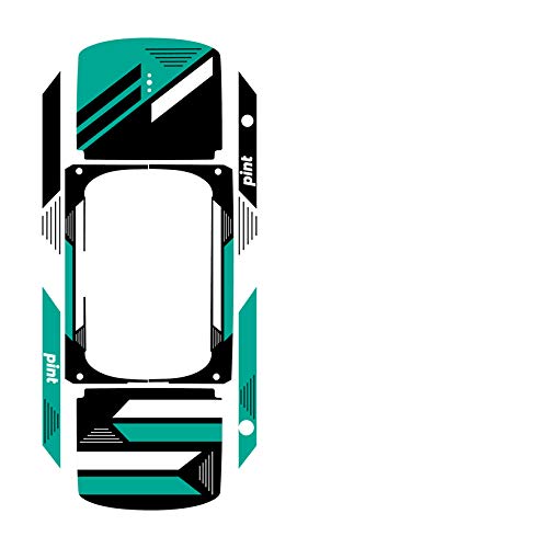 OneWheel Pint Graphics Kit - Blitz White Rail Decals & Grip Tape | Earth SURF Design by Senge Graphics | Custom Stickers for Electric Skateboard Accessories | Perfect for Street Riding & Board Personalization