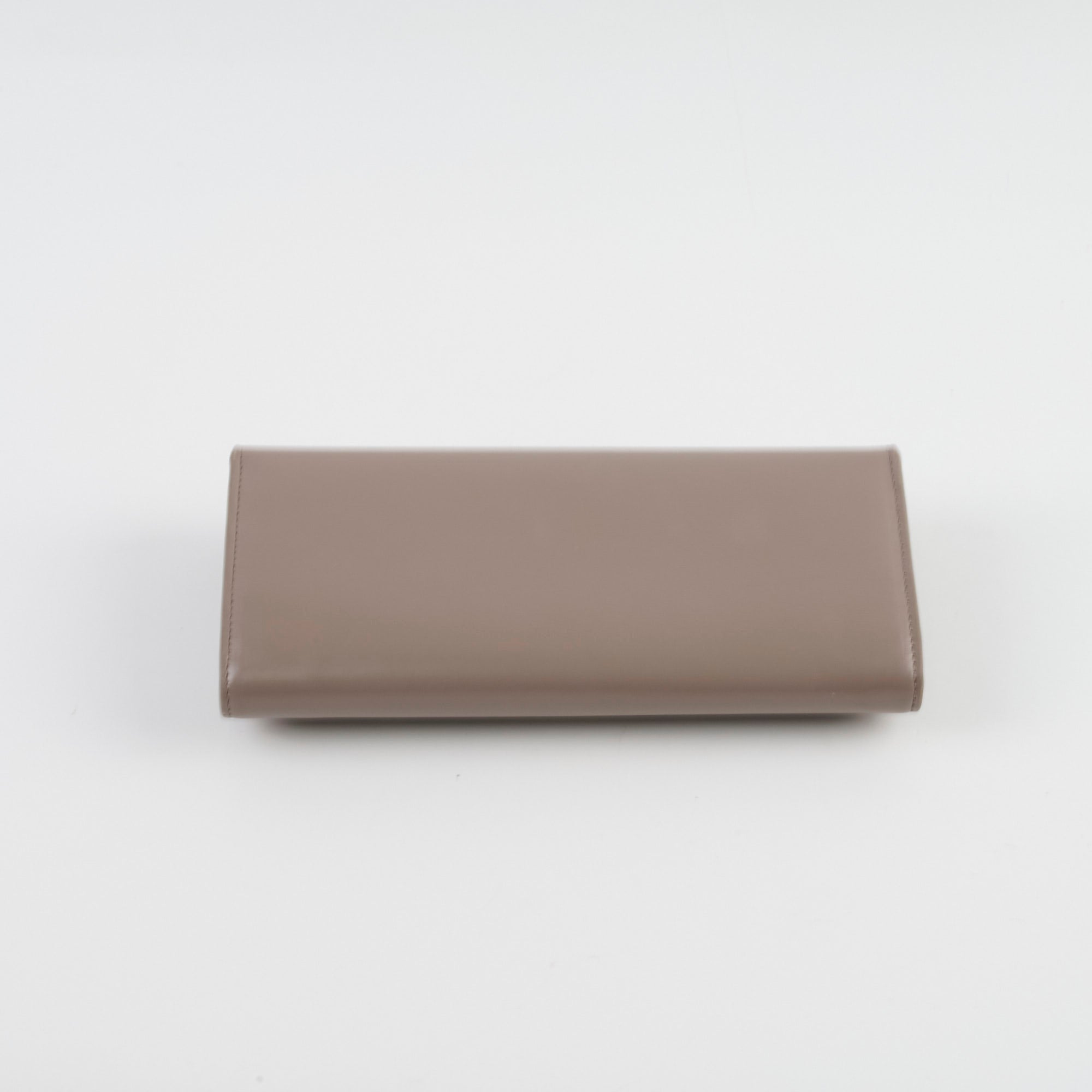 Celine Triomphe Wallet in Shiny Calfskin & Pebble Leather - Luxury Women's Designer Wallet for Everyday Use & Special Occasions