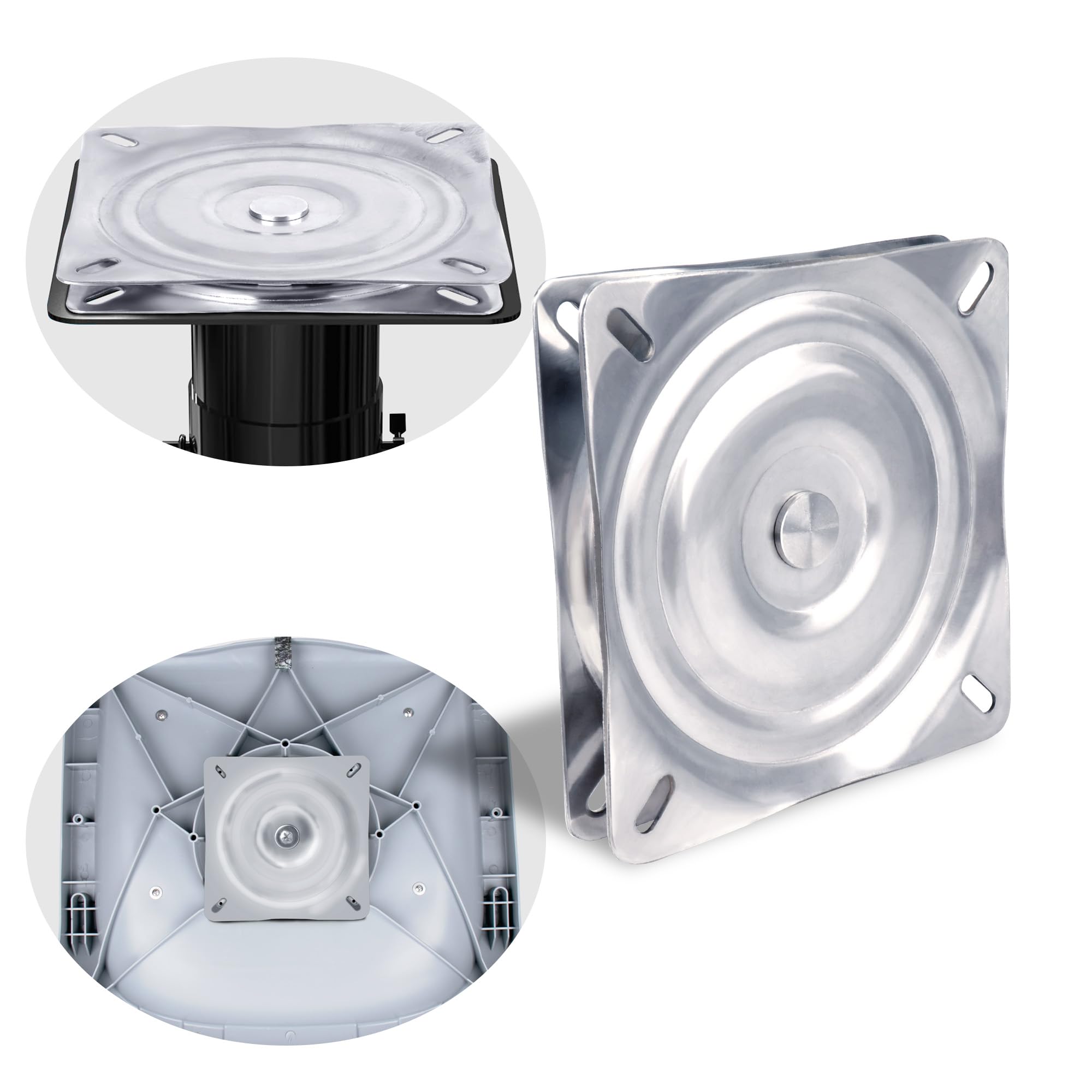 Stainless Steel Boat Seat Swivel - 7