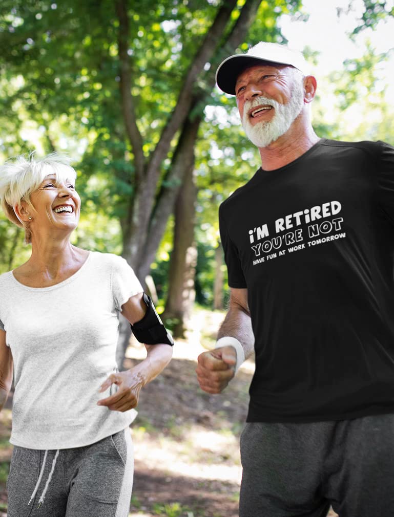 Funny Retirement T-Shirt for Men - Best Gift for Retired Dad & Grandpa - Comfortable Cotton Tee for Parties, Golf Outings & Relaxing at Home