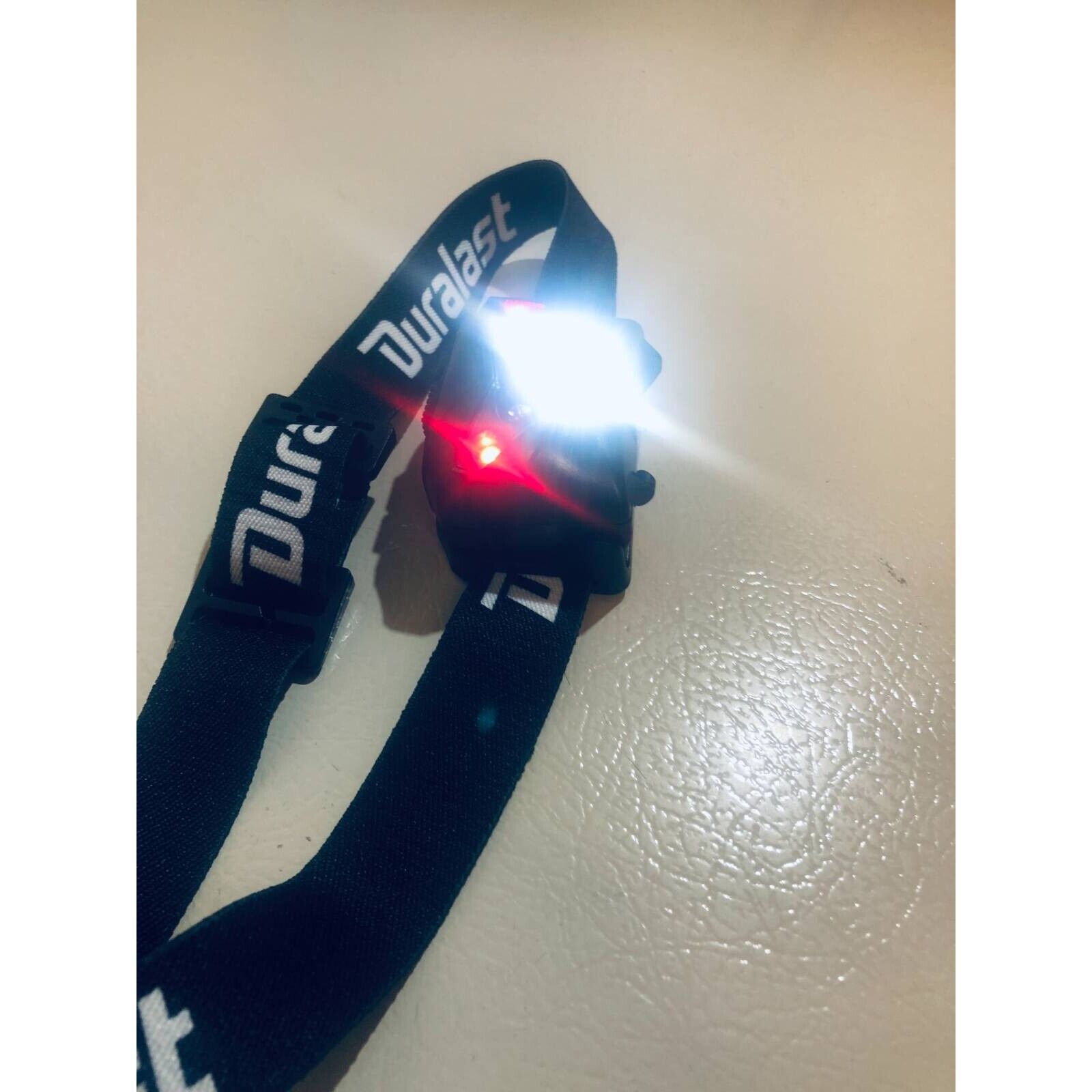 Rechargeable USB LED Headlamp with Adjustable Light - Black (Model SR 17249) - Perfect for Camping, Hiking, Running & Night Work